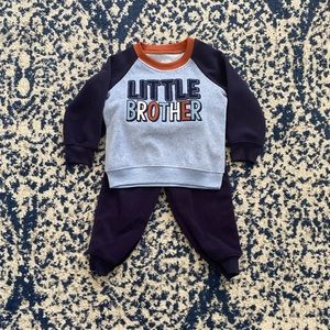 Little brother fleece pant set